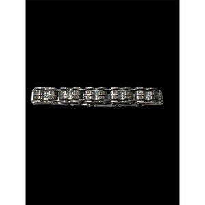 Oneheart Stainless Steel Bracelet for Men Boy Round Cubic Zirconia Braclet